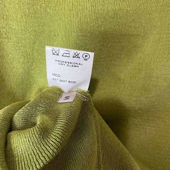 Vintage Y2K Green Gucci Silk Top Blouse size Small - Picture 6 of 9